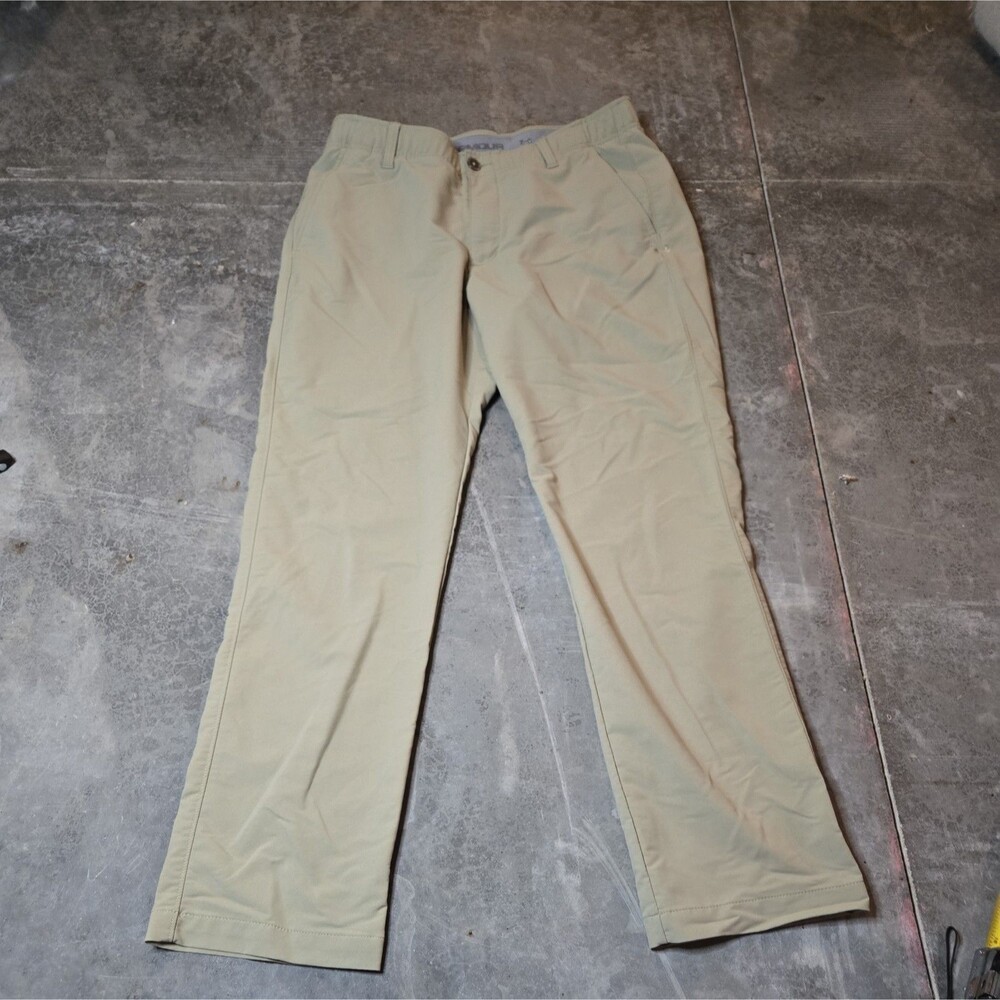 Under Armour Men’s UA Drive Golf Pants UPF 50 StretchPerformance 34x32 Beige